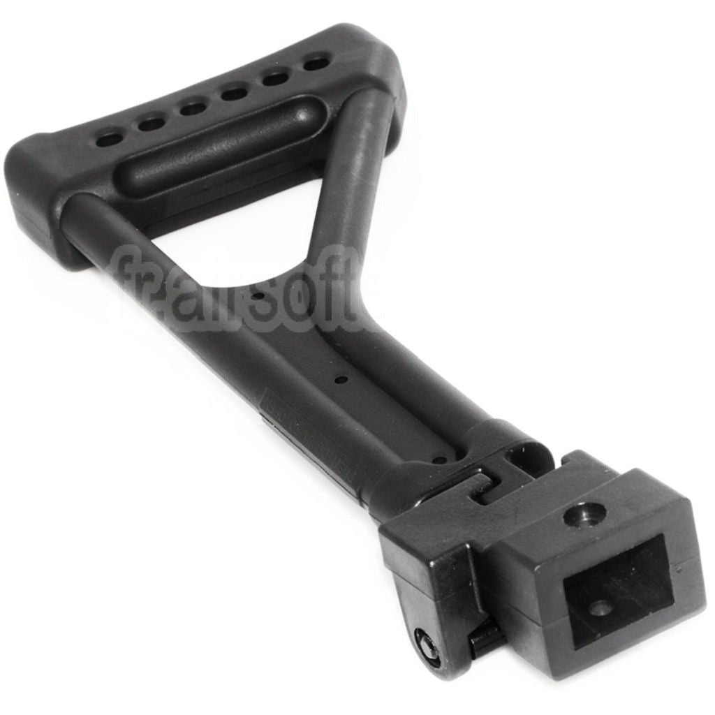 CYMA Polymère Pliable Crosse Convient pour CM028 AK47 Série AEG Fusil Airsoft Noir