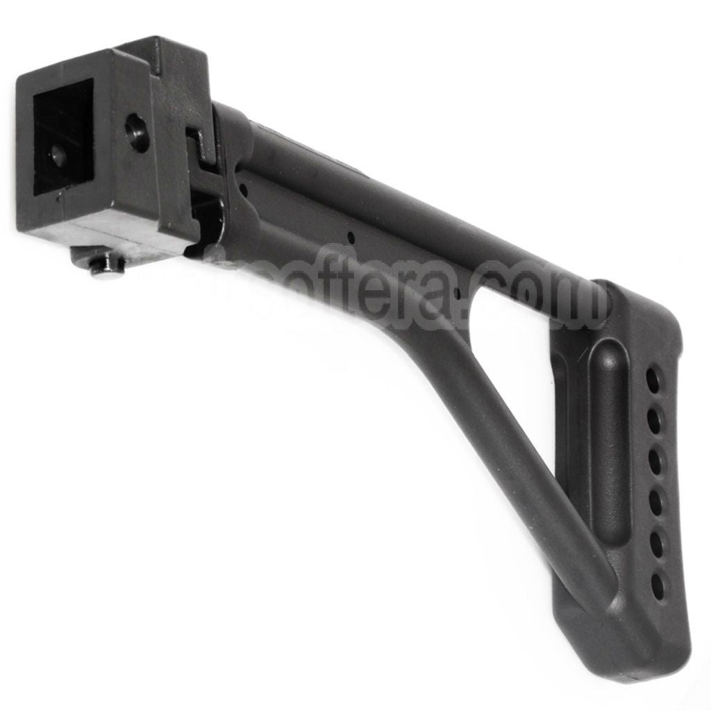 CYMA Polymère Pliable Crosse Convient pour CM028 AK47 Série AEG Fusil Airsoft Noir