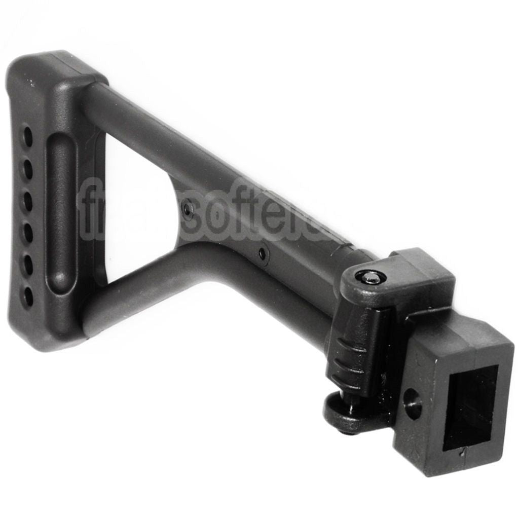 CYMA Polymère Pliable Crosse Convient pour CM028 AK47 Série AEG Fusil Airsoft Noir