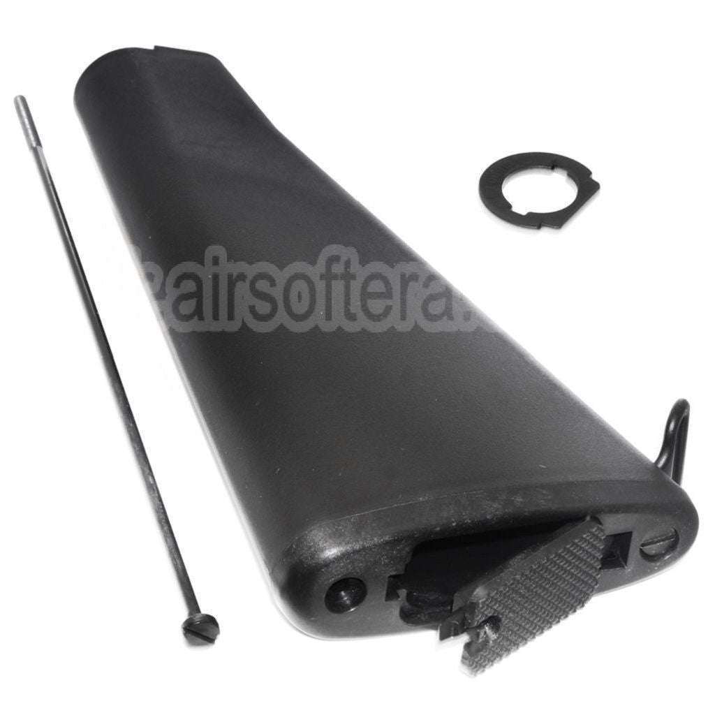 CYMA Grand stockage Fixe Crosse Convient pour M4 M16 M16A1 M16A2 Série AEG Fusil Airsoft Noir