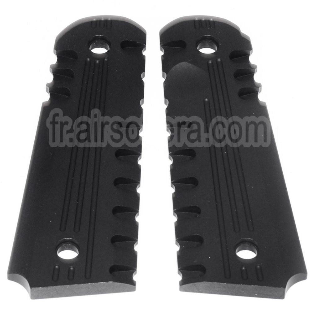AirsoftEra CNC Aluminium Poignée Couvre Convient pour Tokyo Marui M1911 MEU ARMY ARMAMENT 1911 Série Pistolet