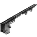AirsoftEra 408mm Swordfish Conversion Strike Kit Top Rail Convient pour MP5 Série AEG Fusil Noir