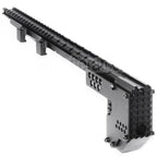 AirsoftEra 408mm Swordfish Conversion Strike Kit Top Rail Convient pour MP5 Série AEG Fusil Noir