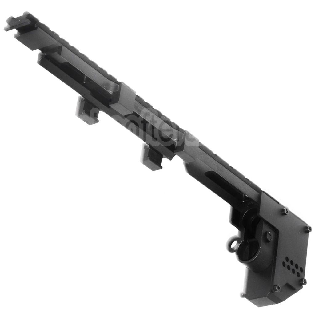 AirsoftEra 328mm Swordfish Conversion Strike Kit Top Rail Convient pour PDW MP5K Série AEG Fusil Noir