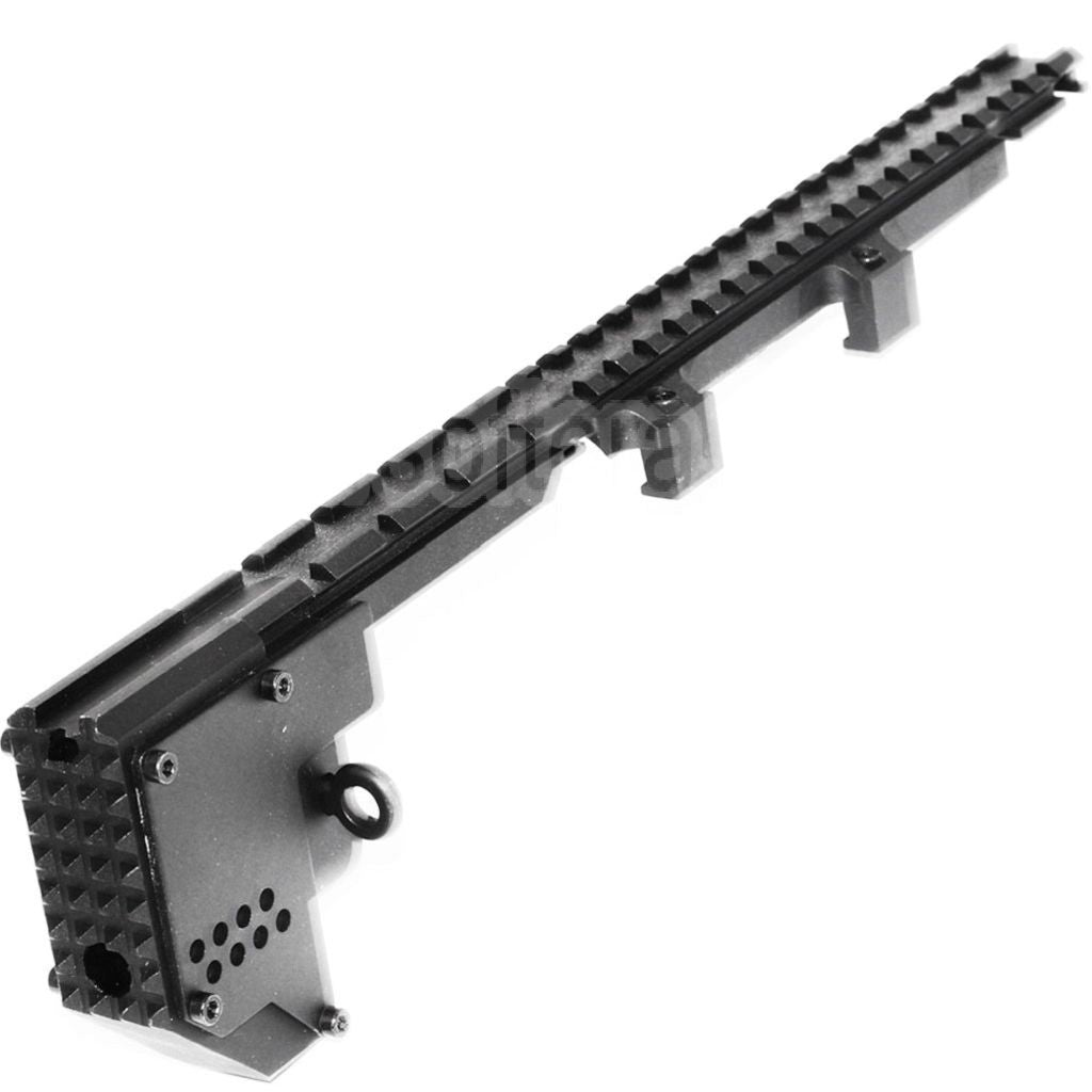 AirsoftEra 328mm Swordfish Conversion Strike Kit Top Rail Convient pour PDW MP5K Série AEG Fusil Noir