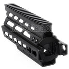 BATTLEAXE 166mm CNC P90 Keymod RAS Rail de Garde-Main Convient pour Tokyo Marui P90 AEG Fusil Airsoft Noir