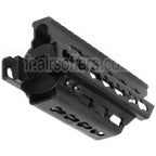 BATTLEAXE 166mm CNC P90 Keymod RAS Rail de Garde-Main Convient pour Tokyo Marui P90 AEG Fusil Airsoft Noir