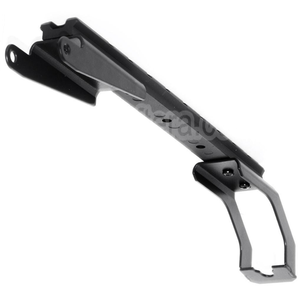 CYMA Haut Boîtier Couverture avec 217mm Tactical Top Rail Lunette de Visée Montage Convient pour CM039C CM048 CM050 Echo1 Golden Eagle Jing Gong JG Tokyo Marui AK Série AEG Fusil Airsoft Noir