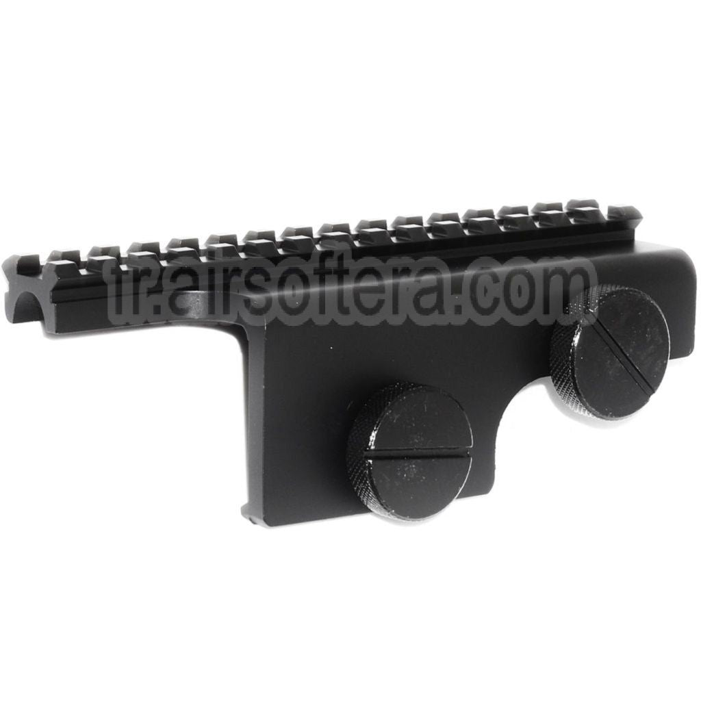 CYMA 156mm Lunette Montage Base Rail Convient pour CYMA G&amp;P Tokyo Marui M14 Série AEG Fusil Airsoft Noir