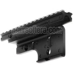 CYMA 156mm Lunette Montage Base Rail Convient pour CYMA G&amp;P Tokyo Marui M14 Série AEG Fusil Airsoft Noir