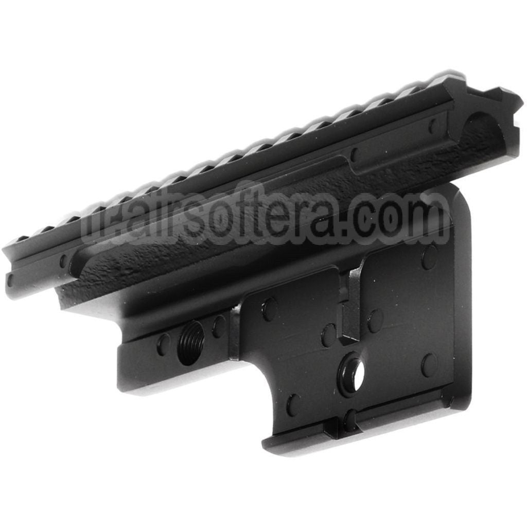CYMA 156mm Lunette Montage Base Rail Convient pour CYMA G&amp;P Tokyo Marui M14 Série AEG Fusil Airsoft Noir