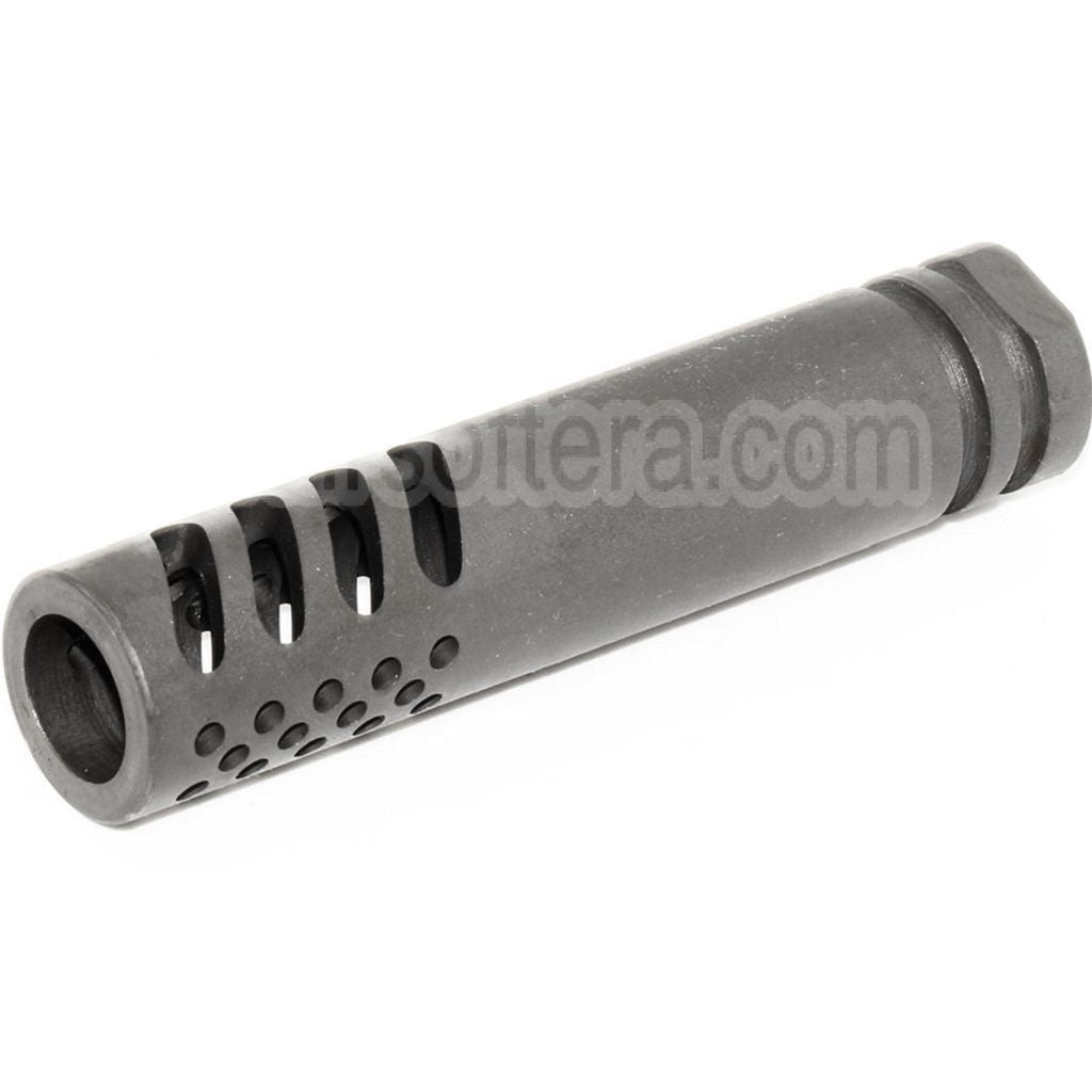 AirsoftEra 102mm Multi Port Métal Frein de Bouche Cache-Flamme Convient pour -14mm CCW sens antihoraire Canon Fusil