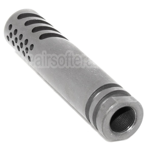 AirsoftEra 102mm Multi Port Métal Frein de Bouche Cache-Flamme Convient pour -14mm CCW sens antihoraire Canon Fusil