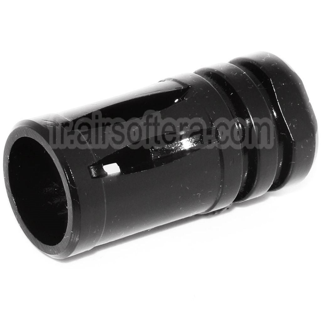 AirsoftEra 45mm Cage à oiseaux M4 M16 Frein de Bouche Cache-Flamme Convient pour + 14mm CW sens horaire Fileté Canon Fusil Noir