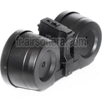 BATTLEAXE 2500 Billes Électrique Contrôle du son Chargeur Tambour Convient pour AK Série AEG Fusil Airsoft Noir