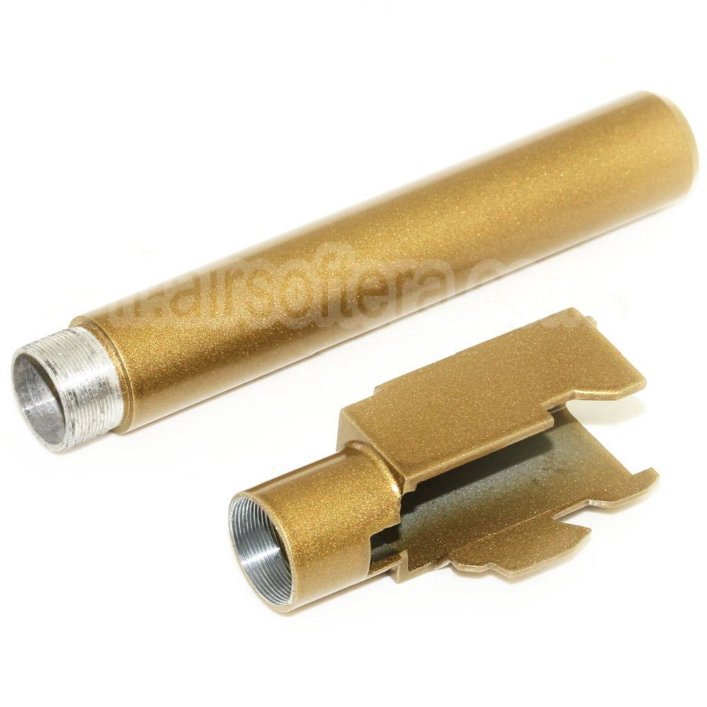 DOUBLE BELL 135mm Canon Extérieur -12mm CCW sens antihoraire Convient pour DOUBLE BELL Tokyo Marui G34 Série GBB Pistolet Airsoft