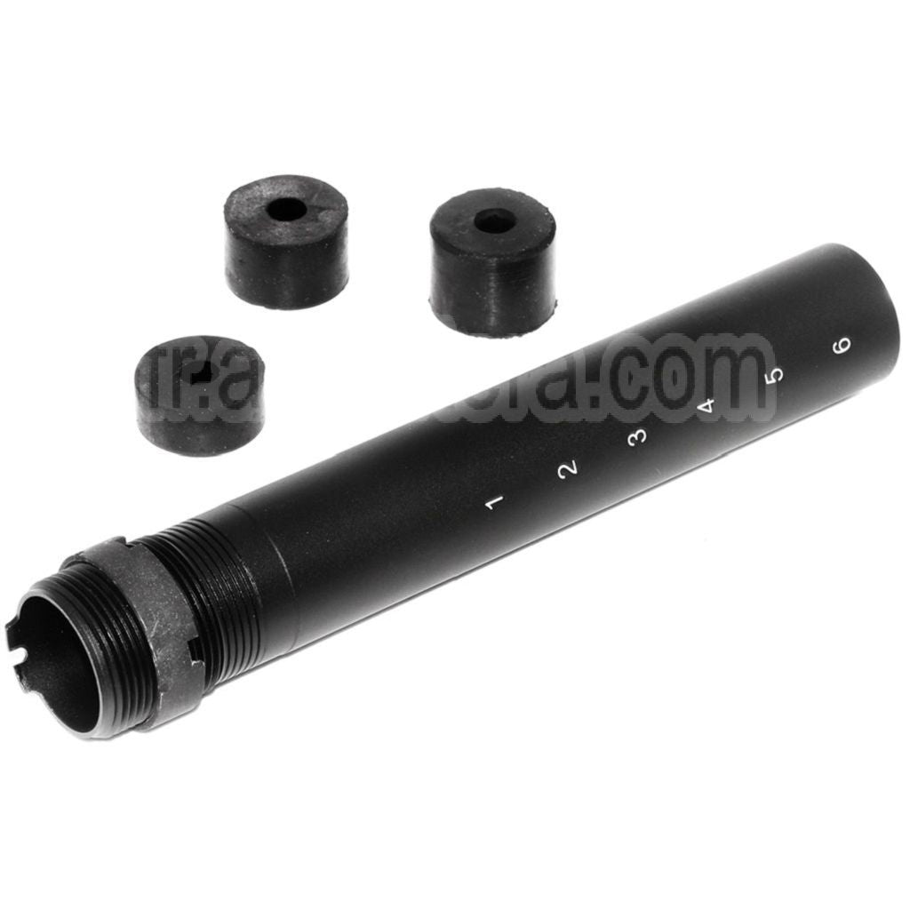 5KU 6-Positions Crosse Buffer Tube Adaptateur Convient pour Western Arms WA G&amp;P WOC M4 M4A1 Série GBB Fusil Airsoft Noir