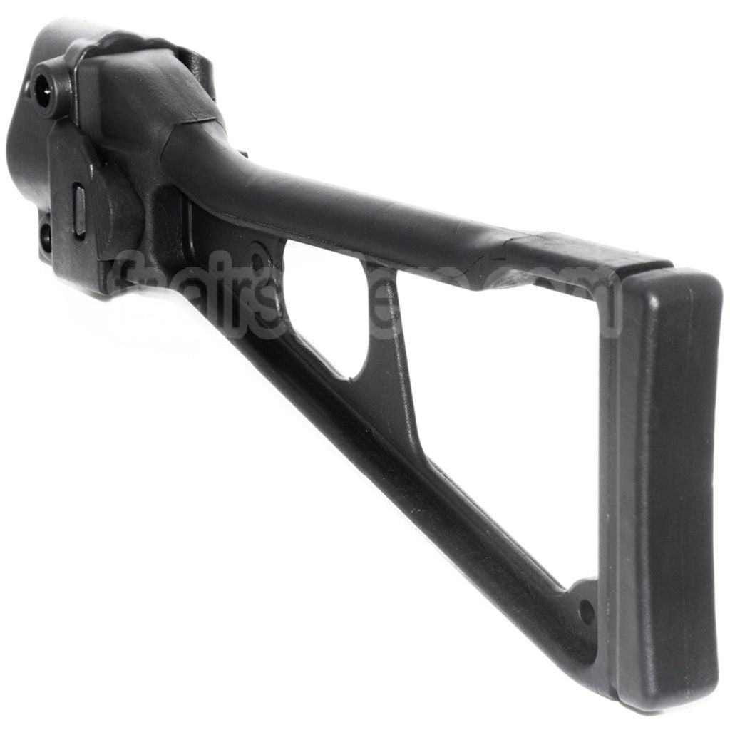 CYMA Polymère UMG Type Pliable Crosse Convient pour M5A5 MP5 UMG UMP M89 CYMA Classic Army D-Boys Tokyo Marui MP5 Série AEG Fusil Airsoft Noir