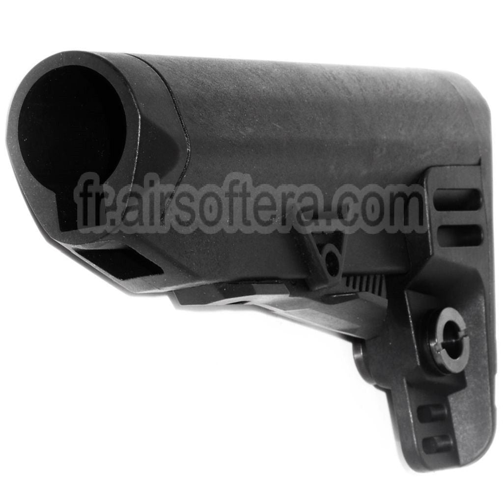 AirsoftEra Rétractable Telescope Crosse Convient pour M4 M16 AEG Fusil Noir