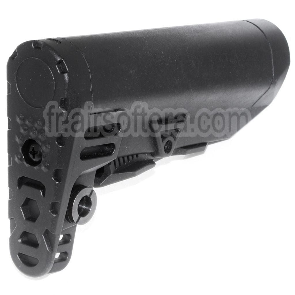 AirsoftEra Rétractable Telescope Crosse Convient pour M4 M16 AEG Fusil Noir