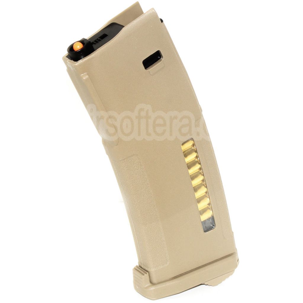PTS 30/120 Billes EPM Mid-Cap Enhanced Polymère Chargeur Convient pour Tokyo Marui Recoil Shock Next Generation M4 SCAR 416D AEG Airsoft