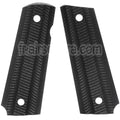 AirsoftEra Plastique Poignée Couvre (Différents styles) Convient pour DOUBLE BELL ARMY AW WE KJ ​​Tokyo Marui M1911 MEU Série 70 M45A1 WARRIOR GBB Pistolet Noir