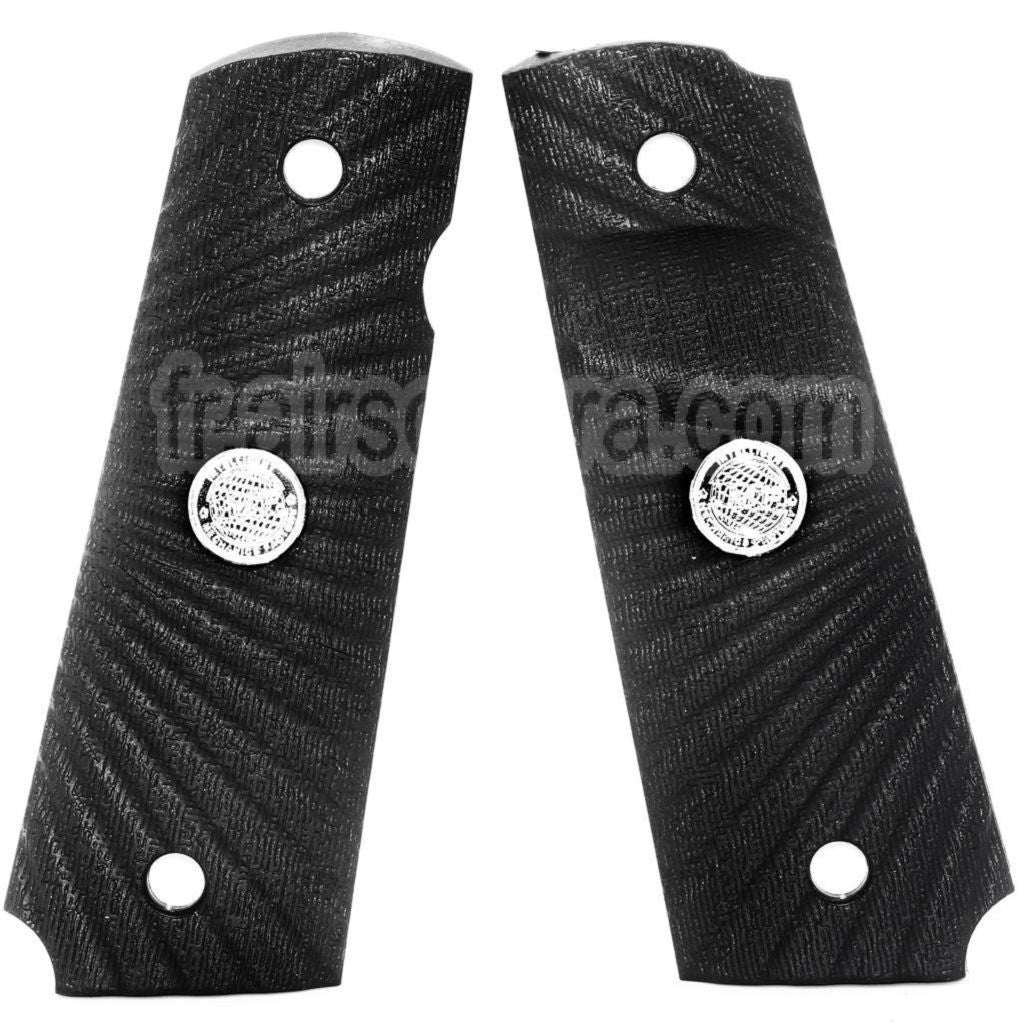 AirsoftEra Plastique Poignée Couvre (Différents styles) Convient pour DOUBLE BELL ARMY AW WE KJ ​​Tokyo Marui M1911 MEU Série 70 M45A1 WARRIOR GBB Pistolet Noir