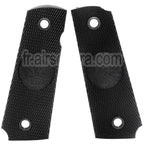 AirsoftEra Plastique Poignée Couvre (Différents styles) Convient pour DOUBLE BELL ARMY AW WE KJ ​​Tokyo Marui M1911 MEU Série 70 M45A1 WARRIOR GBB Pistolet Noir