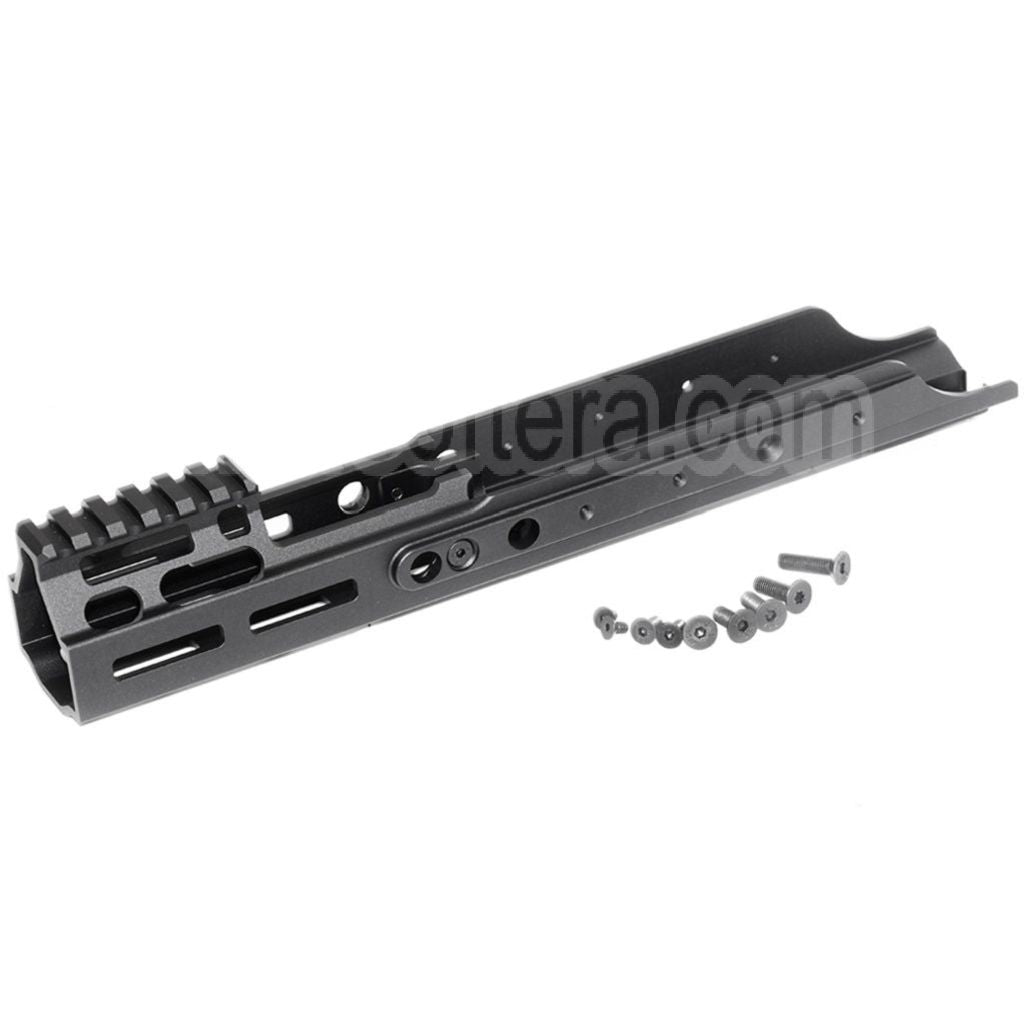 PTS Kinetic MREX M-LOK Rail de Garde-Main Convient pour VFC WE Cybergun Tokyo Marui Recoil Shock SCAR Fusil Airsoft