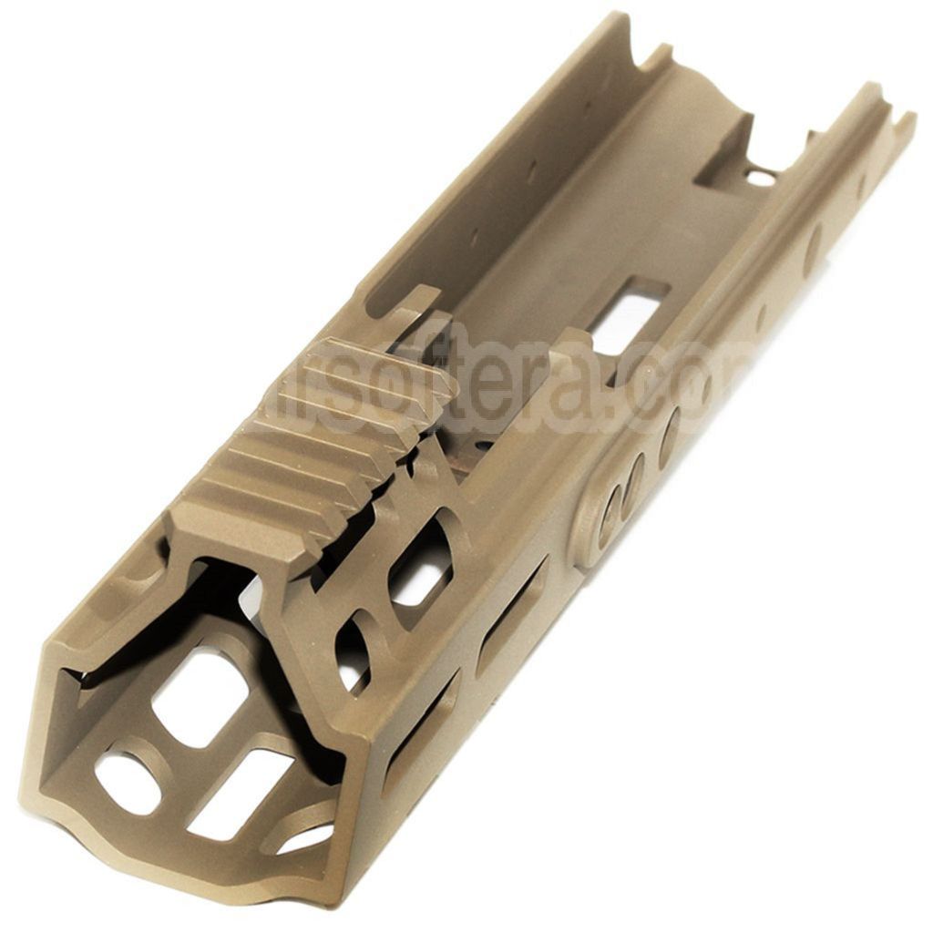PTS Kinetic MREX M-LOK Rail de Garde-Main Convient pour VFC WE Cybergun Tokyo Marui Recoil Shock SCAR Fusil Airsoft