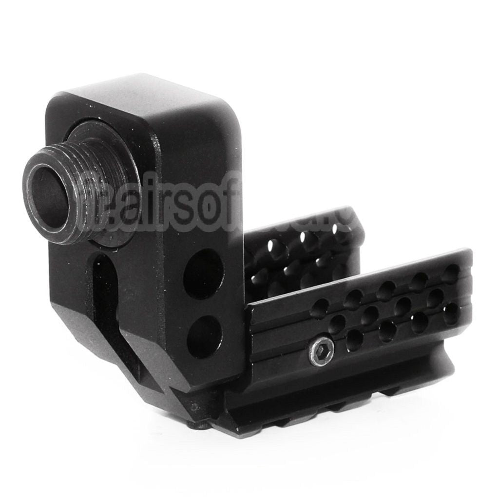 5KU SAS Rallongé Kit Convient pour WE (WE-TECH) Tokyo Marui G19 Série GBB Pistolet Airsoft Noir