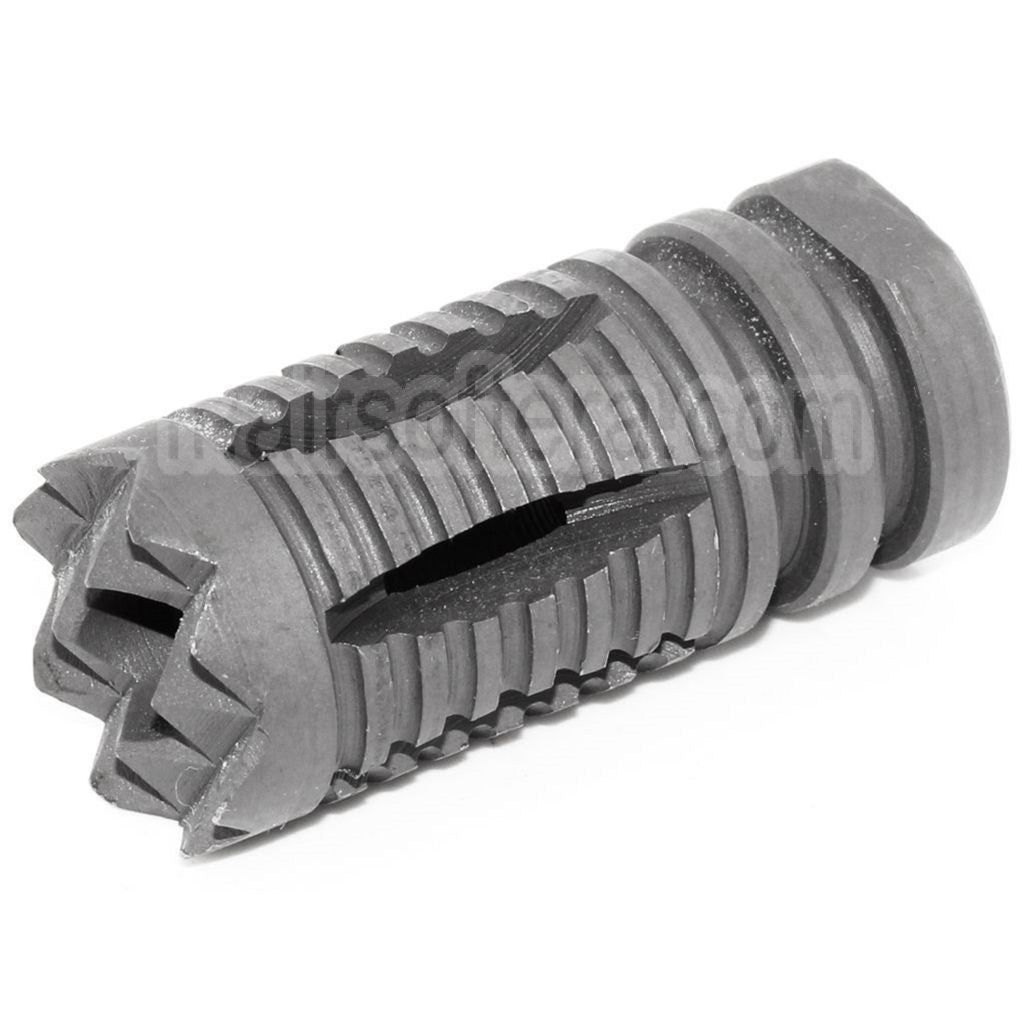 AirsoftEra 50mm Attendrisseur Frein de Bouche Cache-Flamme Convient pour +14mm CW sens horaire Fileté Canon Fusil