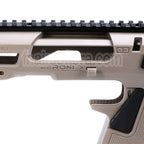 Kit de conversion de carabine pour Pistolet CAA Roni, adapté pour KSC VFC Umarex Tokyo Marui G17 G18C G19 G23F série GBB Pistolet Airsoft