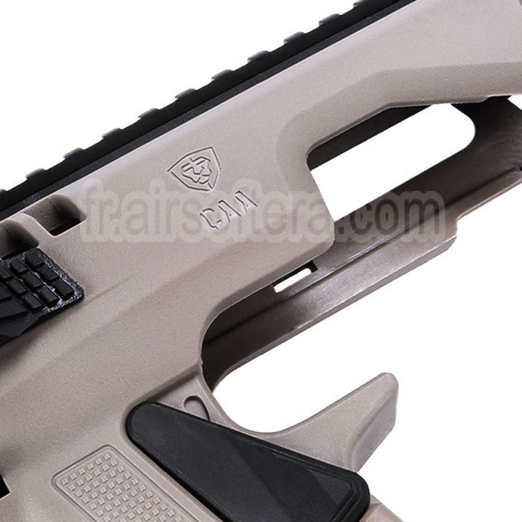 Kit de conversion de carabine pour Pistolet CAA Roni, adapté pour KSC VFC Umarex Tokyo Marui G17 G18C G19 G23F série GBB Pistolet Airsoft