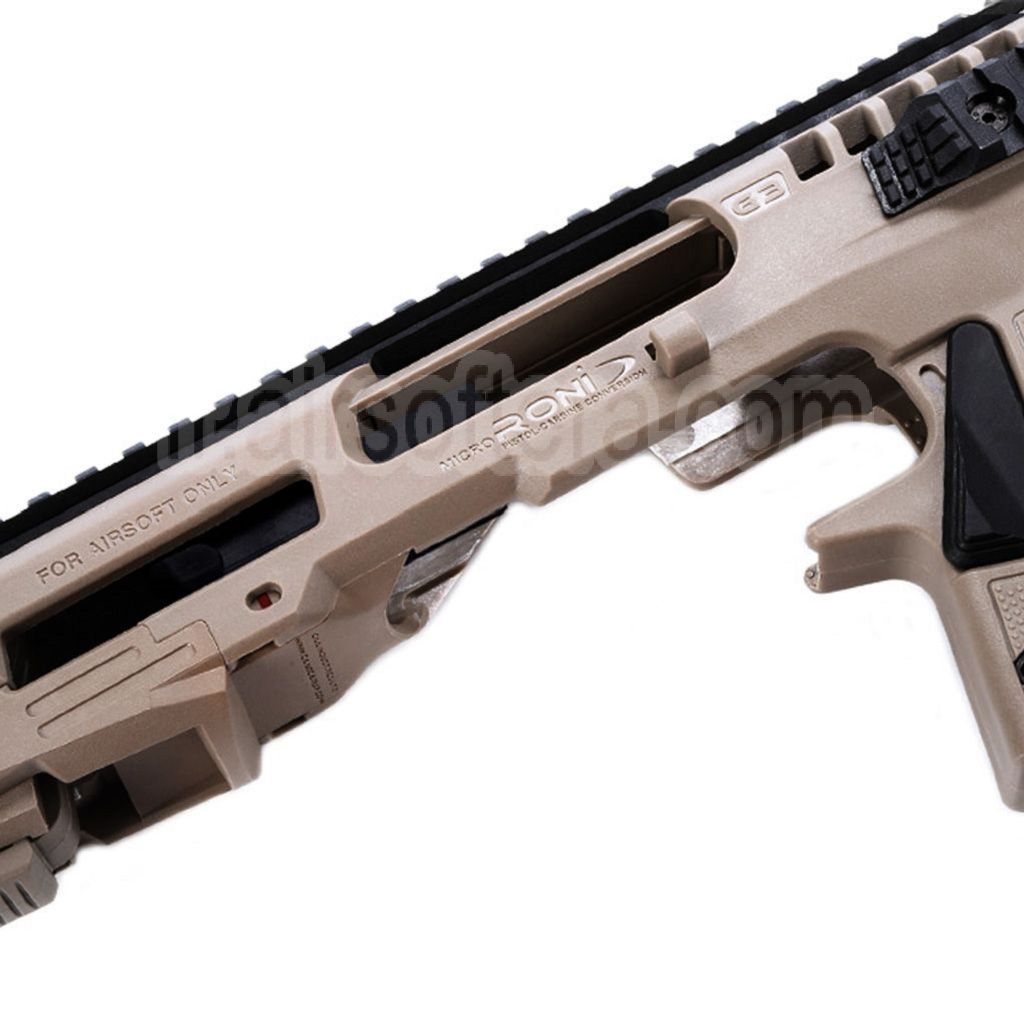 Kit de conversion de carabine pour Pistolet CAA Roni, adapté pour KSC VFC Umarex Tokyo Marui G17 G18C G19 G23F série GBB Pistolet Airsoft