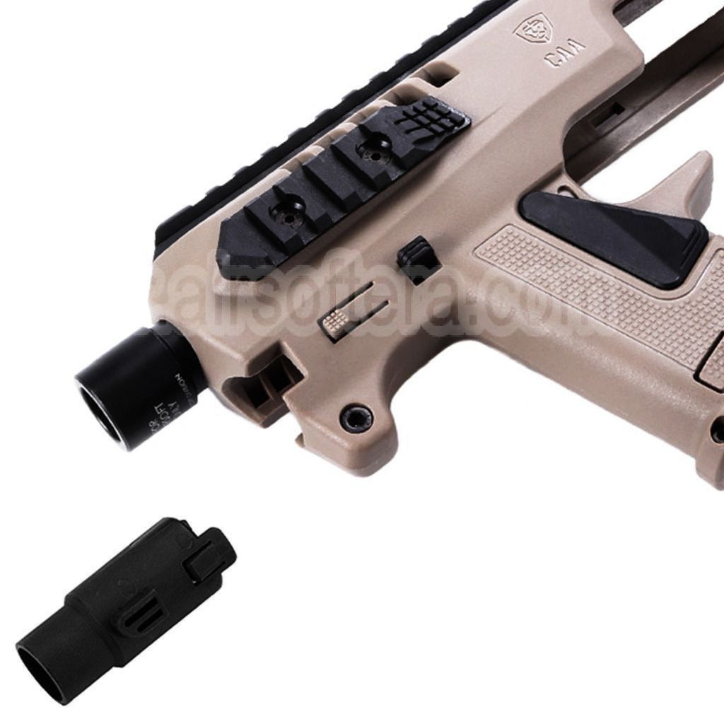 Kit de conversion de carabine pour Pistolet CAA Roni, adapté pour KSC VFC Umarex Tokyo Marui G17 G18C G19 G23F série GBB Pistolet Airsoft
