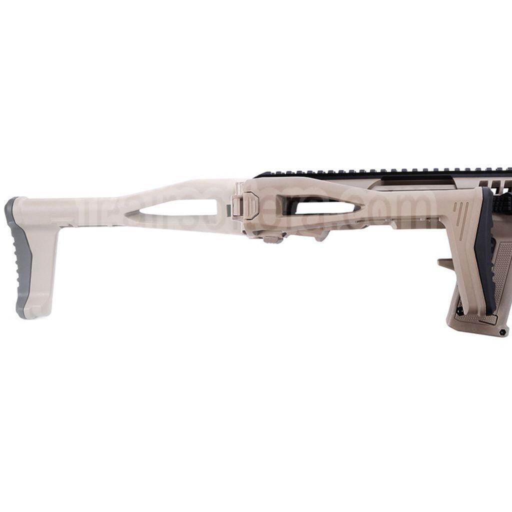 Kit de conversion de carabine pour Pistolet CAA Roni, adapté pour KSC VFC Umarex Tokyo Marui G17 G18C G19 G23F série GBB Pistolet Airsoft