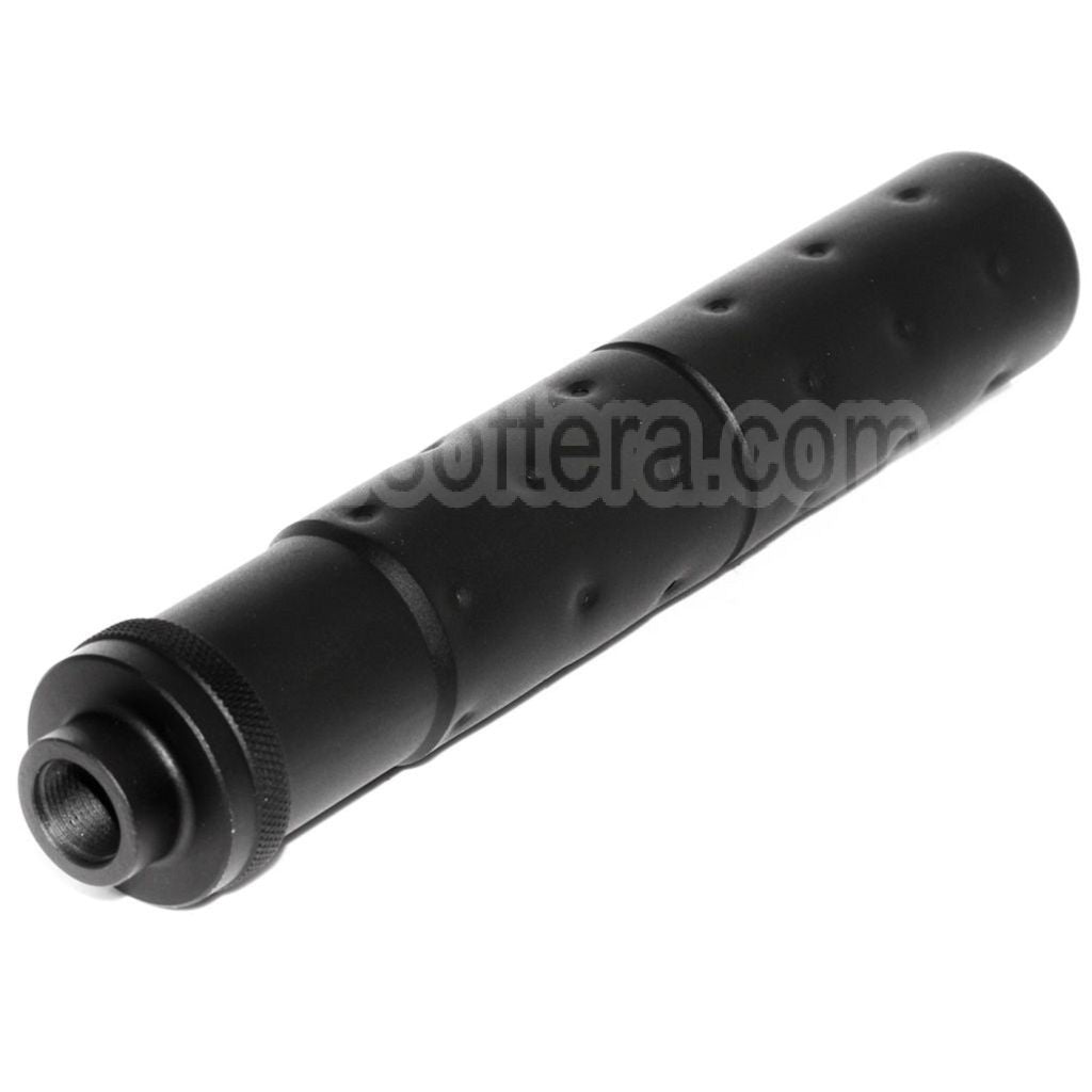 CYMA 195mm MK23 Style Silencieux Canon Extension Convient pour -14mm CCW sens antihoraire Canon Fusil Airsoft Noir