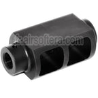 AirsoftEra 76mm M700 Tactical Bolt Action Sniper Frein de Bouche Cache-Flamme Convient pour -14mm CCW sens antihoraire Canon Fusil Noir