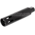 AirsoftEra 113mm XM177 Style Frein de Bouche Cache-Flamme Convient pour -14mm CCW sens antihoraire Canon Fusil Noir
