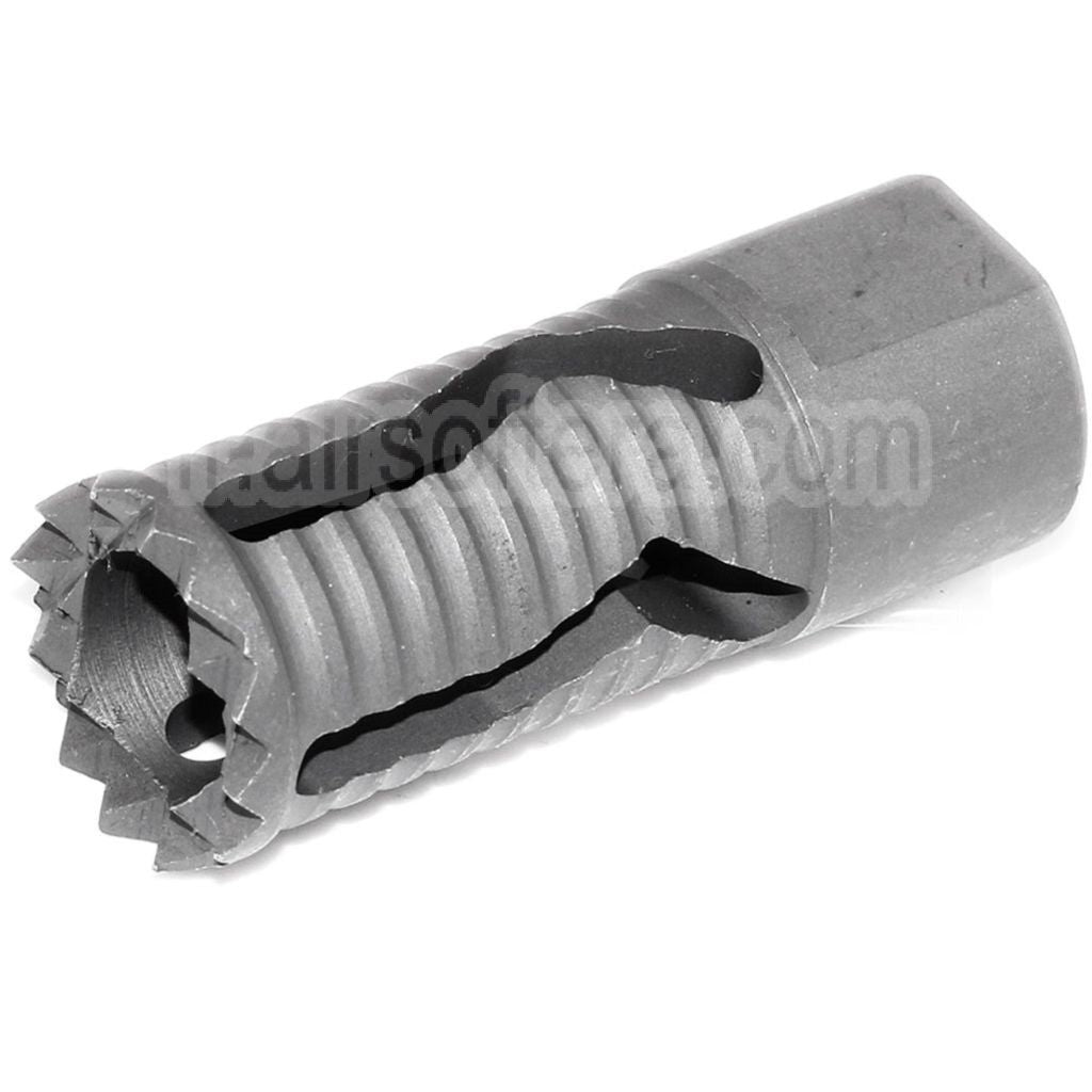 AirsoftEra 57mm Medieval Frein de Bouche Cache-Flamme Convient pour -14mm CCW sens antihoraire Canon Fusil
