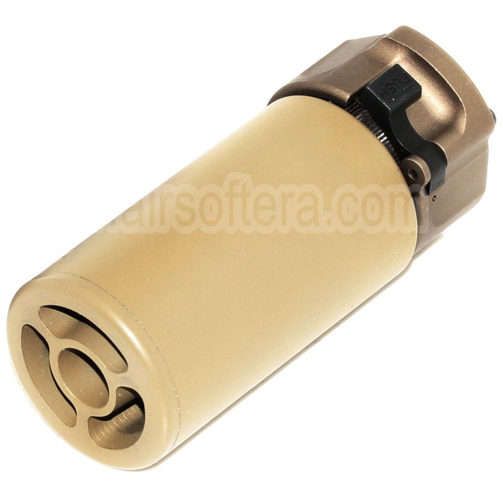 5KU 94mm QD Mini Silencieux avec Frein de Bouche Convient pour -14mm CCW sens antihoraire Canon Fusil Airsoft