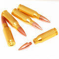 AirsoftEra 5 Pièces AK 7.62 Cartouche Bille Factice Aluminium