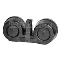 BATTLEAXE 2500 Billes Électrique Winding Dual Chargeur Tambour Convient pour MP5 Série AEG Fusil Airsoft Noir