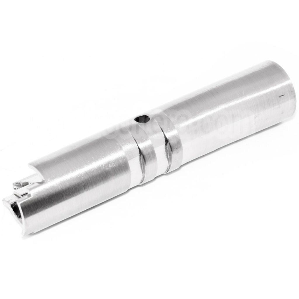 AirsoftEra 85mm/89mm Canon Extérieur -12mm CCW sens antihoraire Convient pour ARMY ARMAMENT R45 Detonics .45 Série GBB Pistolet Argent