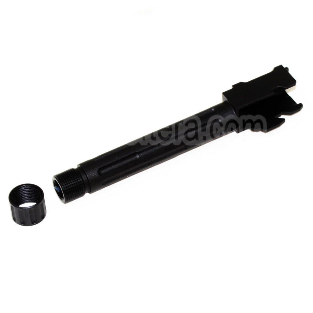5KU 9INE Style Fileté Canon Extérieur -14mm CCW sens antihoraire Convient pour Tokyo Marui G17 GBB Pistolet Airsoft