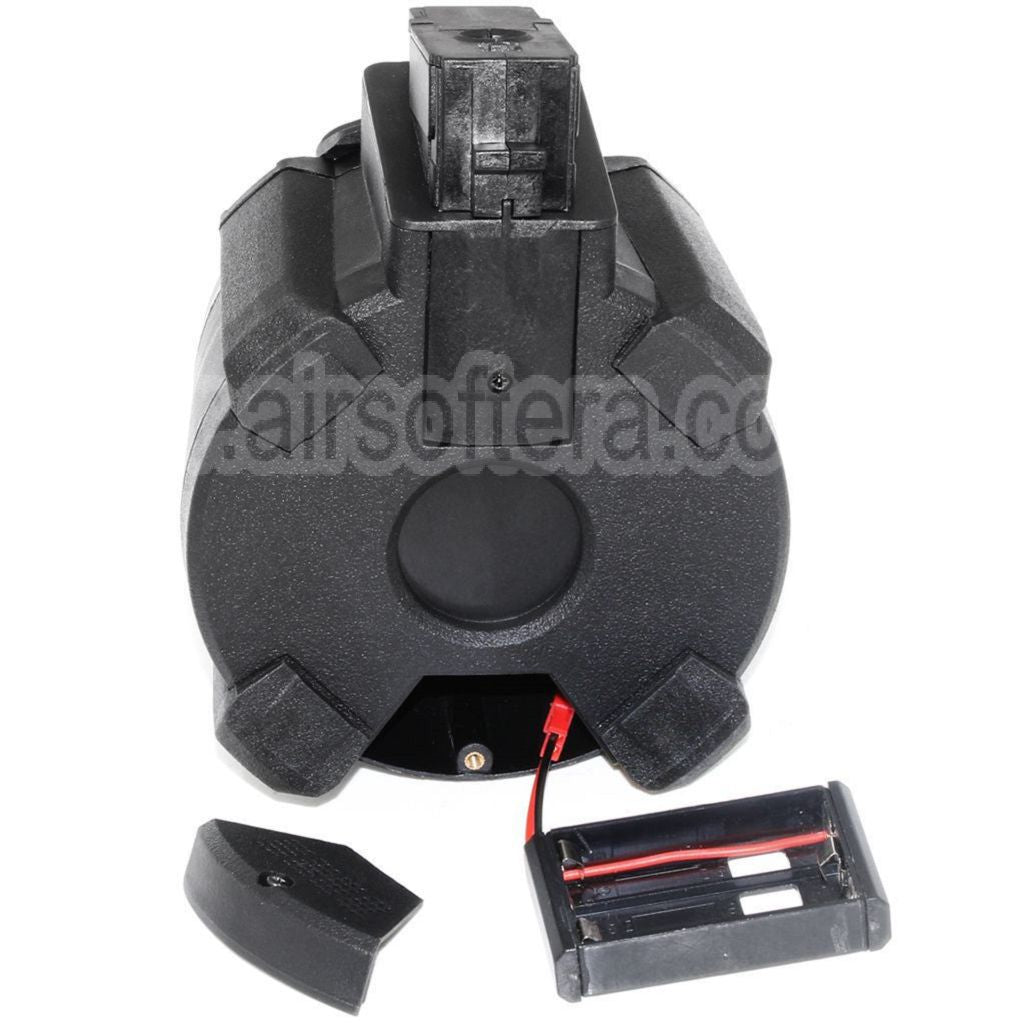 BATTLEAXE 1400 Billes Contrôle du son Électrique Chargeur Tambour Convient pour AK Série AEG Fusil Airsoft