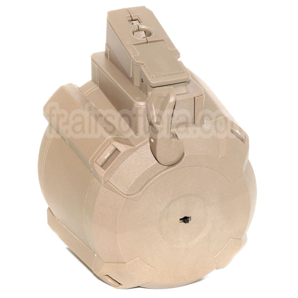 BATTLEAXE 1400 Billes Contrôle du son Électrique Chargeur Tambour Convient pour AK Série AEG Fusil Airsoft