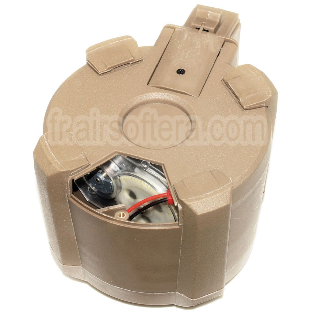 BATTLEAXE 1400 Billes Contrôle du son Électrique Chargeur Tambour Convient pour AK Série AEG Fusil Airsoft