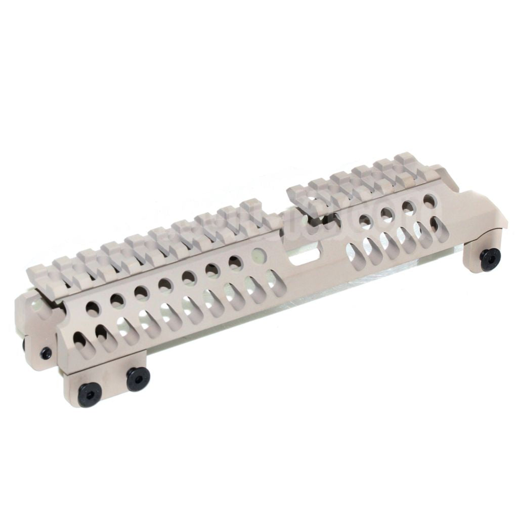 5KU 196mm B-31C Classic Haut Rail de Garde-Main Convient pour LCT GHK CYMA D-Boys Tokyo Marui AK Série AEG GBB Fusil Airsoft